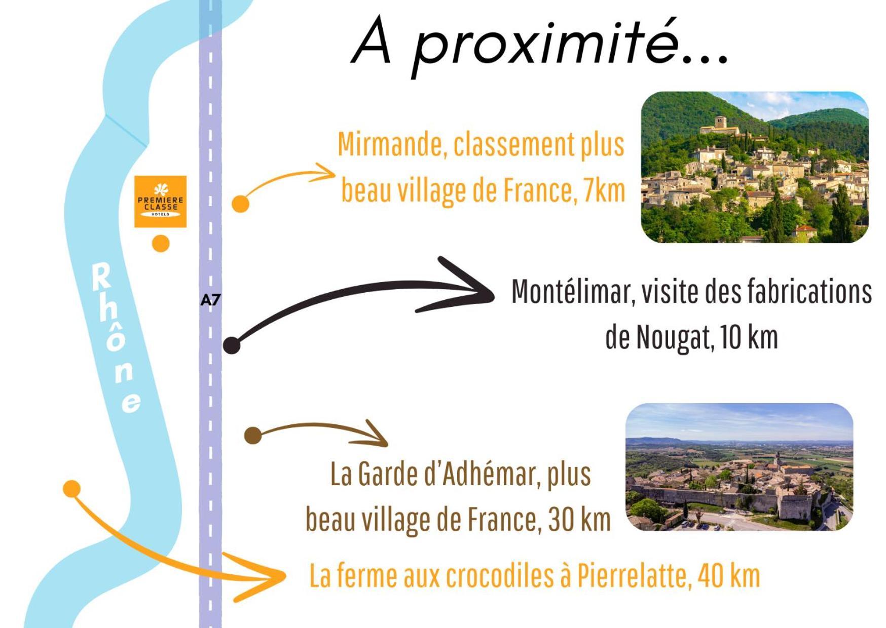 Premiere Classe Montelimar Nord - A7 Sortie 17 Les Tourrettes Dış mekan fotoğraf